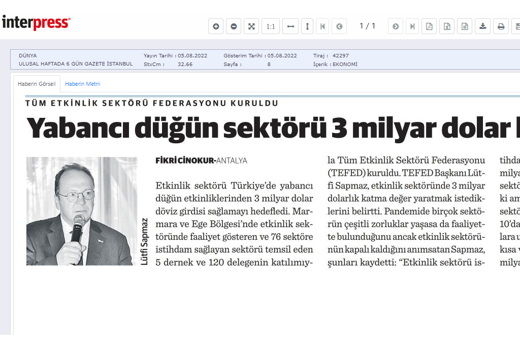 Yabancı Düğün Sektörü 3 Milyar Dolar Hedefledi